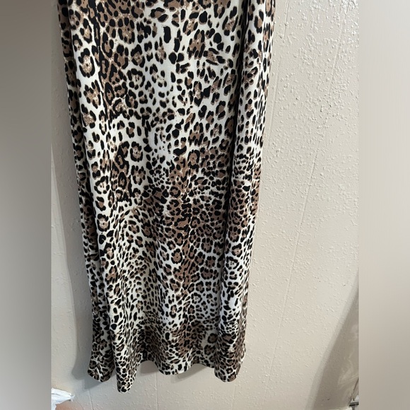 MSK Leopard Print Long Dress - Picture 6 of 8